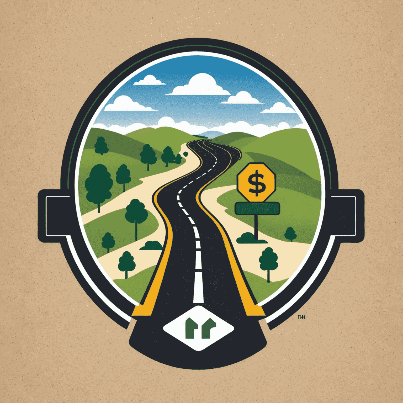 Roadfrenu.com logo featuring a stylized road and payment symbol